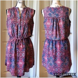 Gap Paisley Sleeveless Dress size Medium